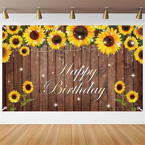 Buy Sunflower Birthday Party Decorations Sunflower Birthday Party ...