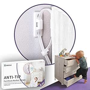 Buy Anti Tip,DOXILA Anti Tip Straps (8 Pack+4 Pack),Anti Tip Wall ...