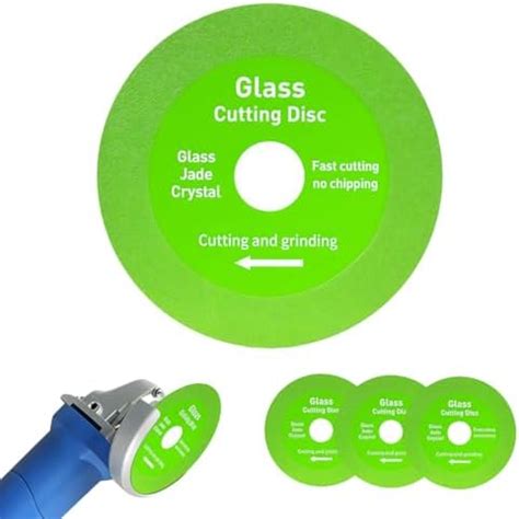 Serplex® 3Pcs Glass Cutting Disc 3.9'' Diamond Grinding Blade ...