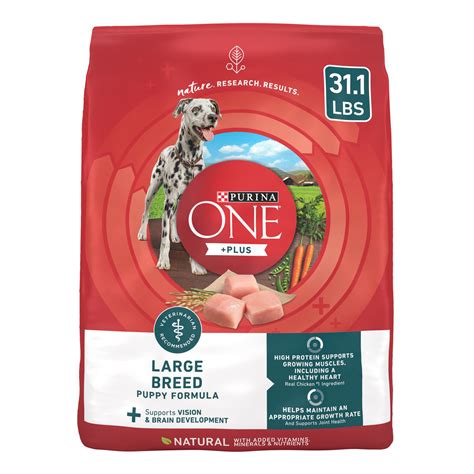 Buy Purina ONE Plus Large Breed Puppy Food Dry Formula - 31.1 lb. Bag ...