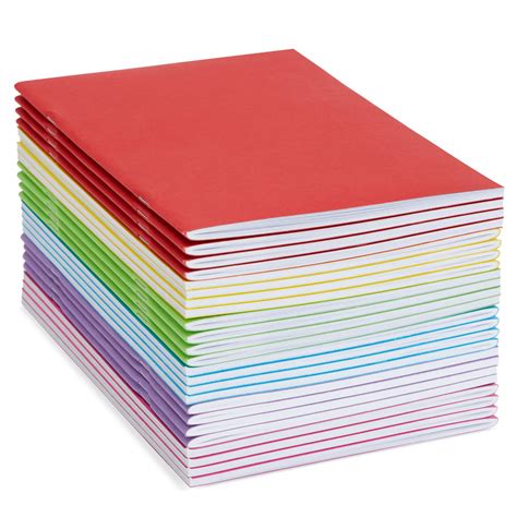 24 Pack A5 Unlined Journal Notebooks for Kids, 48 Pages, Bulk Pack for ...