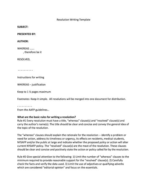 Image result for Format for Writing a Resolution