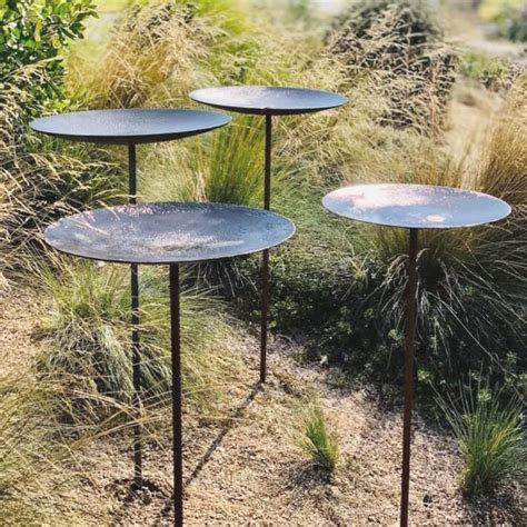 Medium Round Single Stand Birdbath – Jimmy's Birdbaths and Design ...