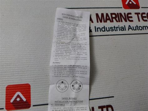 Optibelt 1108-20 Taper Lock Bush – Aeliya Marine Tech