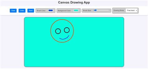 JavaScript Drawing App 的图像结果