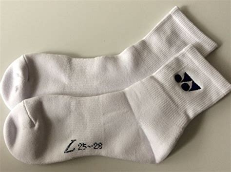 Yonex Half Socks 19022 White M (25~28cm) 3D Ergo Tennis Badminton ...