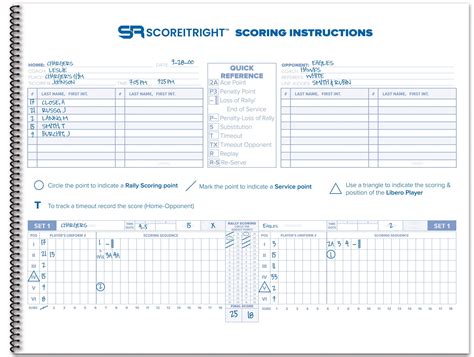 Image result for Volleyball ScoreBook