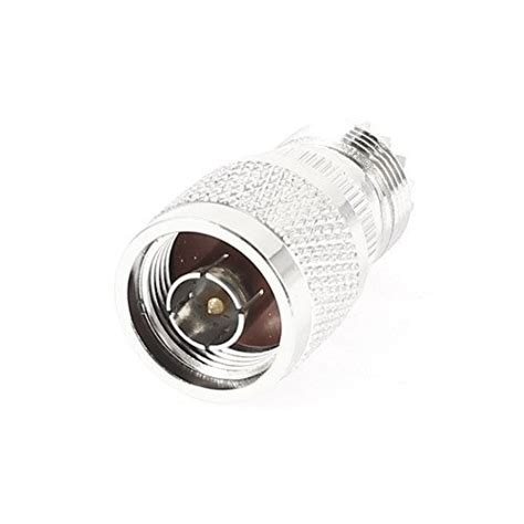 Alcoa PrimeSilver Tone UHF Female to N Male F/M Coax Straight Adapter ...