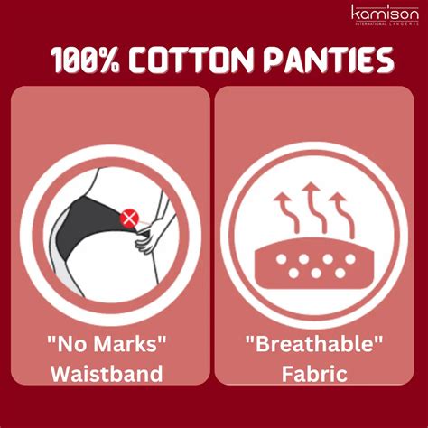 Ladies Underwear : 100% Cotton Panties for Women's or Girls (Pack of 4 ...