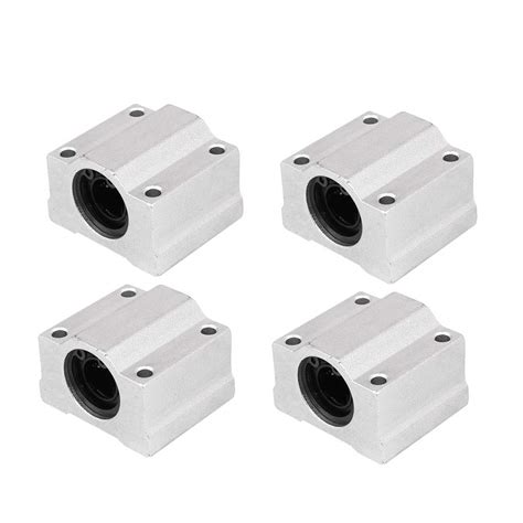 Robocraze SCS12UU 12mm Slide Unit Block Bearing Steel Linear Motion ...