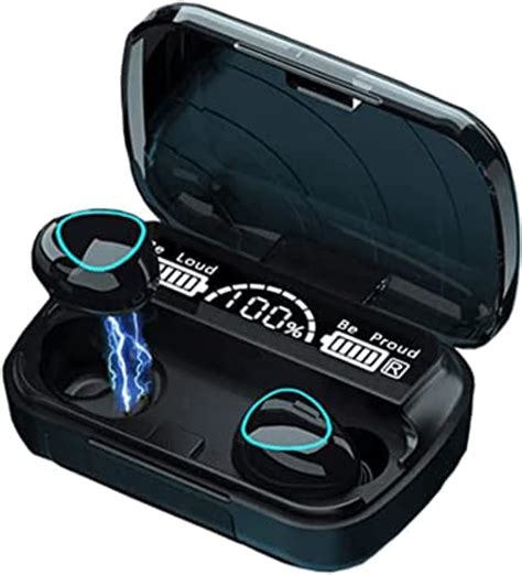 M28 Wireless Bluetooth Earbuds with Touch Control and Dual LED Charging ...