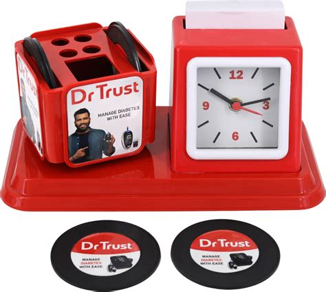 TABLE CLOCK - TABLE CLOCK WITH CHIT PAD AND PEN STAND Manufacturer from ...