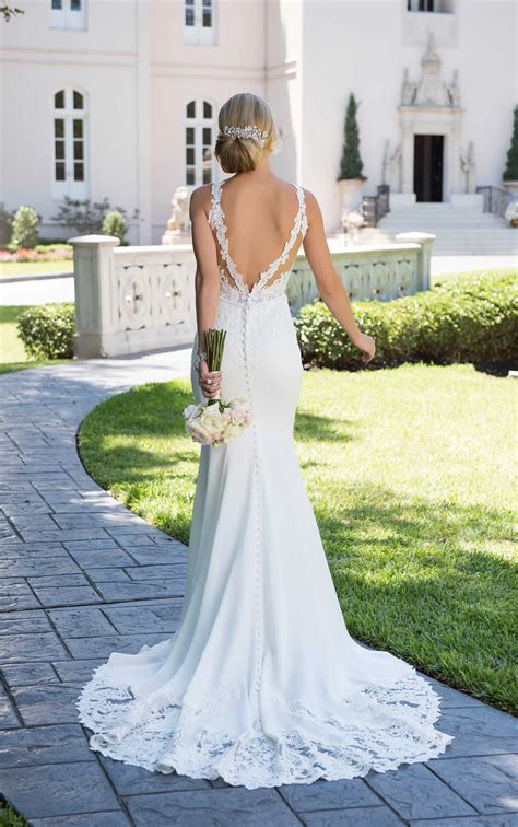Backless Wedding Gown