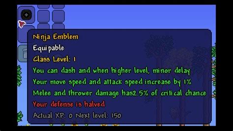 TerraRPG Classes Emblem mod for Terraria - Terraria-Game.com