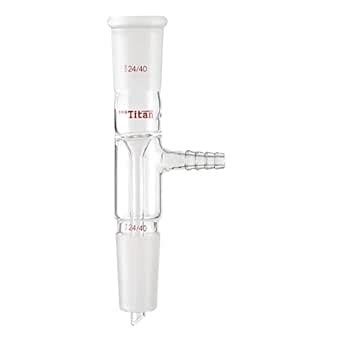 ADAMAS-BETA Glass Vacuum Take Off Adapter, Straight Short Stem, with 24 ...