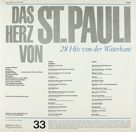 Das Herz von St. Pauli. 28 Hits von der Waterkant – Bertelsmann Vinyl ...