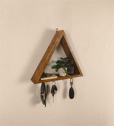 Noah Wooden Wall Organiser With Key Holders - IKIRU