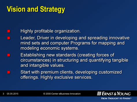 EY 2000 | Early Bird Business Plan - BEconomics