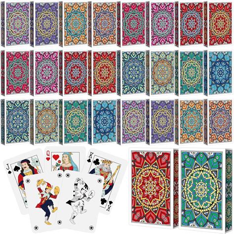 Amazon.com: Zubebe 24 Pack Playing Cards Bulk in Vibrant Colors ...