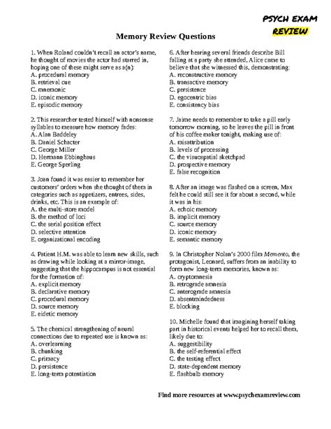 Image result for Memory Practice