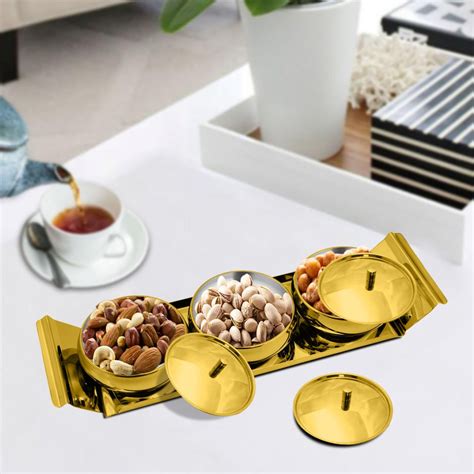 Gold Bowl Set with PVD Coating - Lunia | Premium Quality Stainless ...