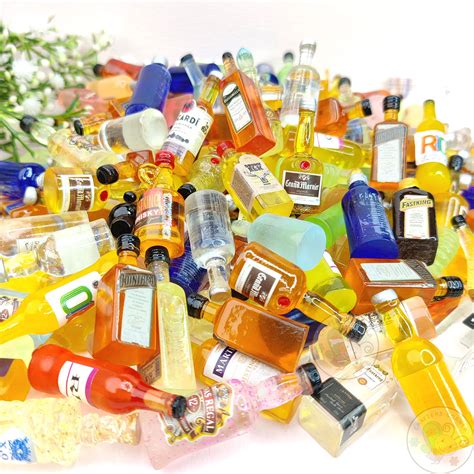 Miniature Liquor Bottles - Assorted Pack - CRAFTERS CORNER