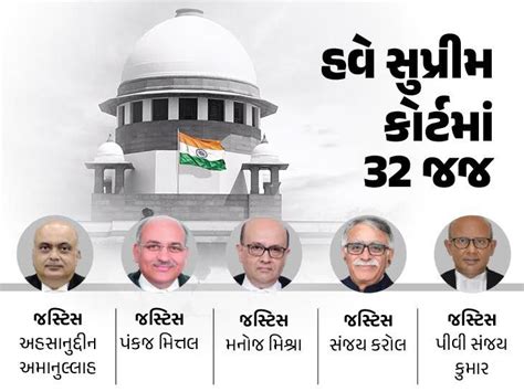 Five New Judges Of Supreme Court Will Take Oath Today' CJI Chandrachud ...