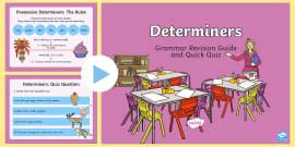 What is a Determiner? | Definition & Examples | Twinkl