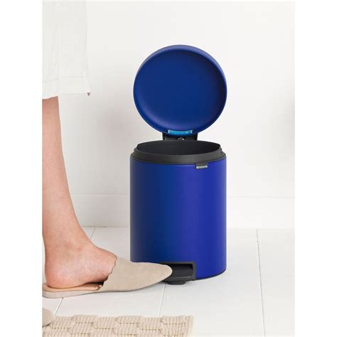 Buy Brabantia Premium NewIcon Pedal Bin, 5 litre, Powerful Blue Online