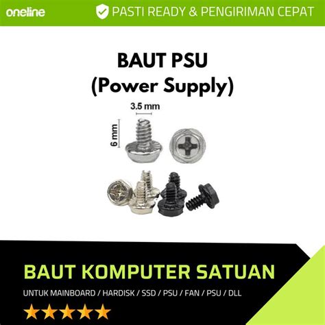 Jual Baut PC Komputer Satuan | Screw Sekrup Mainboard / Motherboard ...