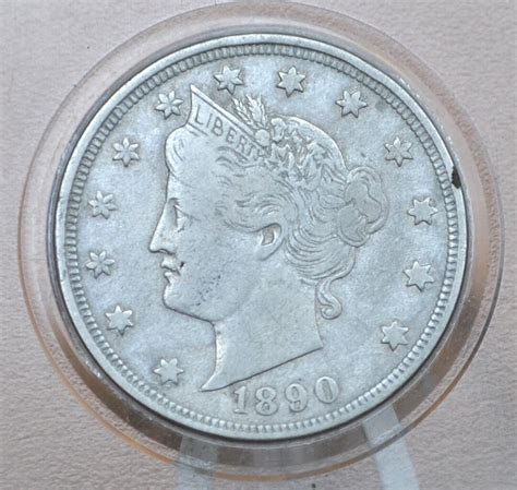 1890 Liberty Head Nickel - Choose by Grade - 1890 V Nickel - Etsy