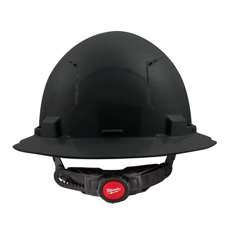 Milwaukee Tool 48-73-1231 Milwaukee Full Brim Vented Hard Hats with 6 ...