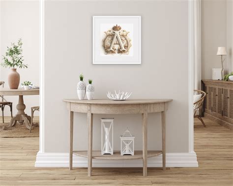 Buy Digital Download Letter M Crown on Whitish Background Online in ...