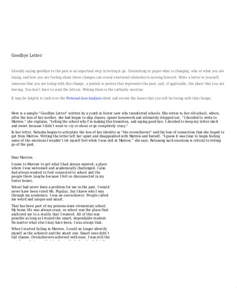 Image result for How to Write a Goodbye Note