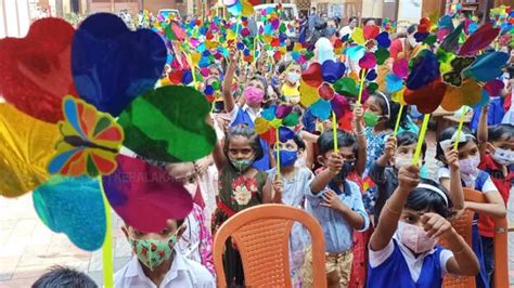 First bell rings in schools again after an interval, classes in batches ...