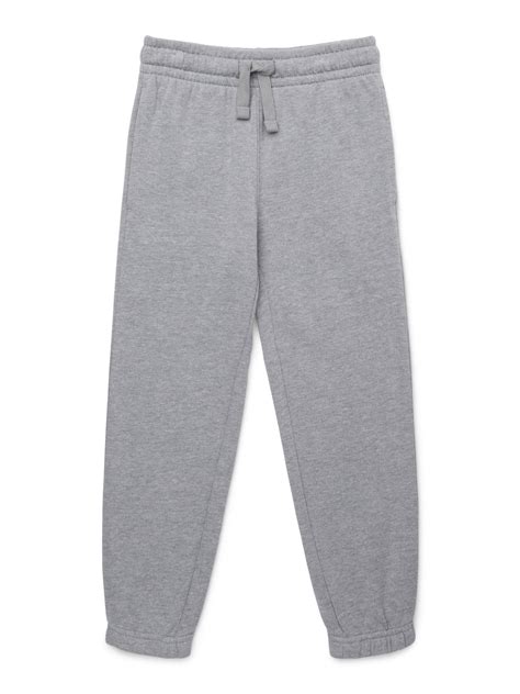 Athletic Works Boys Fleece Jogger Sweatpants, Sizes 4-18 and Husky ...