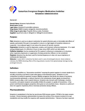 Fillable Online Samaritan Evergreen Hospice Medication Guideline Fax ...