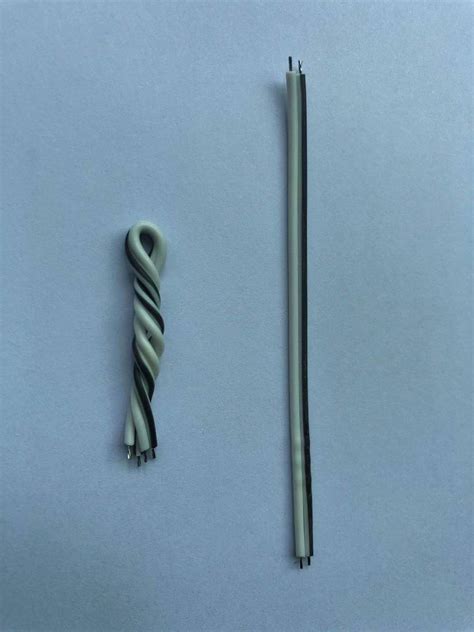 灰白红黑硅胶电线并线排线1.8*3.6mm 100mmled光源连接线耐高温-阿里巴巴