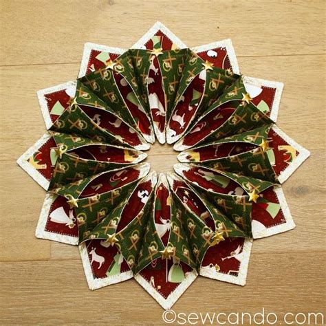 Image result for Fold N Stitch Wreath Pattern Tutorial