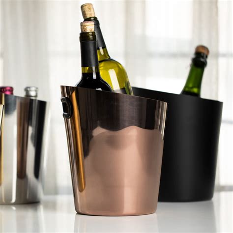Inclined Stainless Steel Ice Bucket, Household Beer Container ...