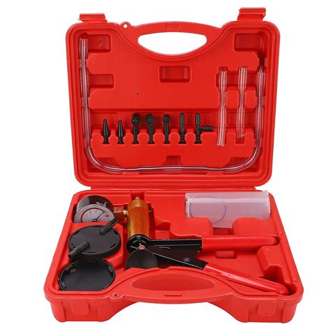 13-Pc Vacuum Bleed Test Kit Car Handheld Vacuum Pressure Pump Brake ...
