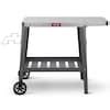 Feasto Grill Table Black Steel Removable work table in the Grill Carts ...