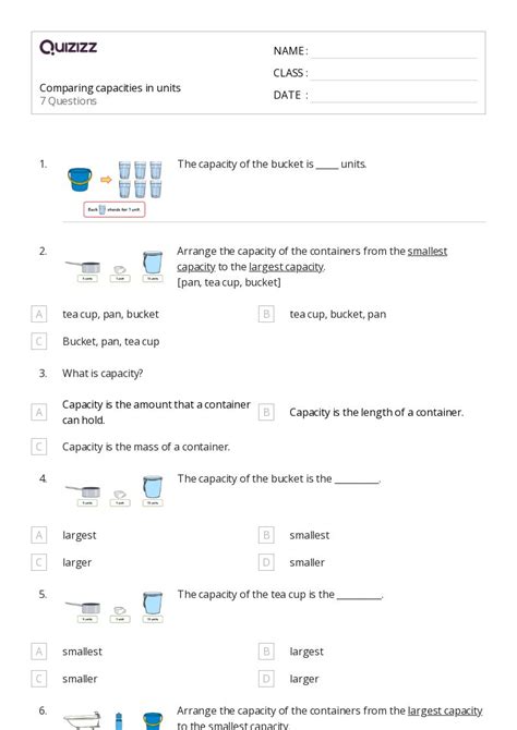 50+ Comparing Amount worksheets for Kindergarten on Quizizz | Free ...