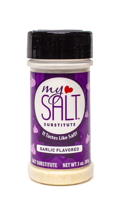 MySALT Garlic Flavored Salt Substitute – My Salt Substitute