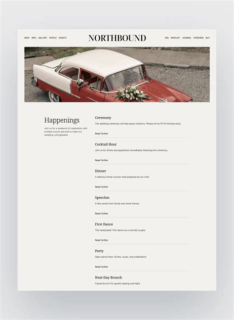 Northbound - A wedding theme for Astro & Tailwind CSS
