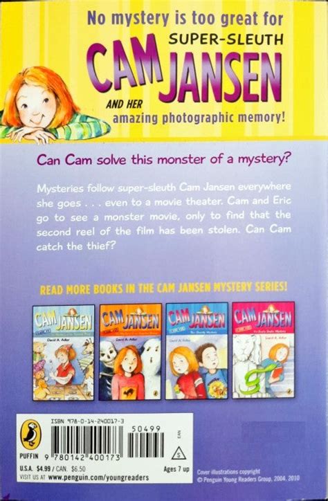Cam Jansen 8 The Mystery Of The Monster Movie – Books and You