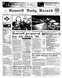 Roswell Daily Record Newspaper Archives, May 3, 1991, p. 1