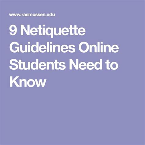Image result for Netiquette Tips for Students