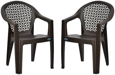 Nilkamal CLUBCHR Plastic Mid Back with Arm Chair | Chairs for Home ...