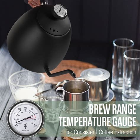 Buy Sunix Gooseneck Kettle, Stainless Steel Pour over Coffee Tea Kettle ...